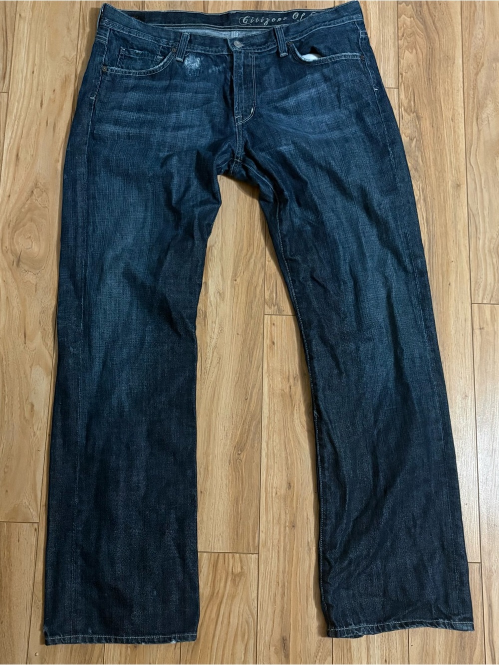 Citizens of Humanity Dark Blue Jeans Men’s Size 38 Y2K Grunge Skater Alternative